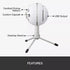 Logitech Snowball Ice Plug & Play USB Microphone White - New Logitech