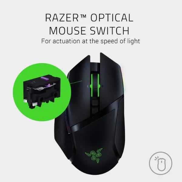 Razer Basilisk Ultimate Wireless Gaming RGB Mouse with Charging Station Razer