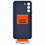 Samsung Galaxy S22+ Silicone Cover With Strap - Navy (New) The Outlet Shop
