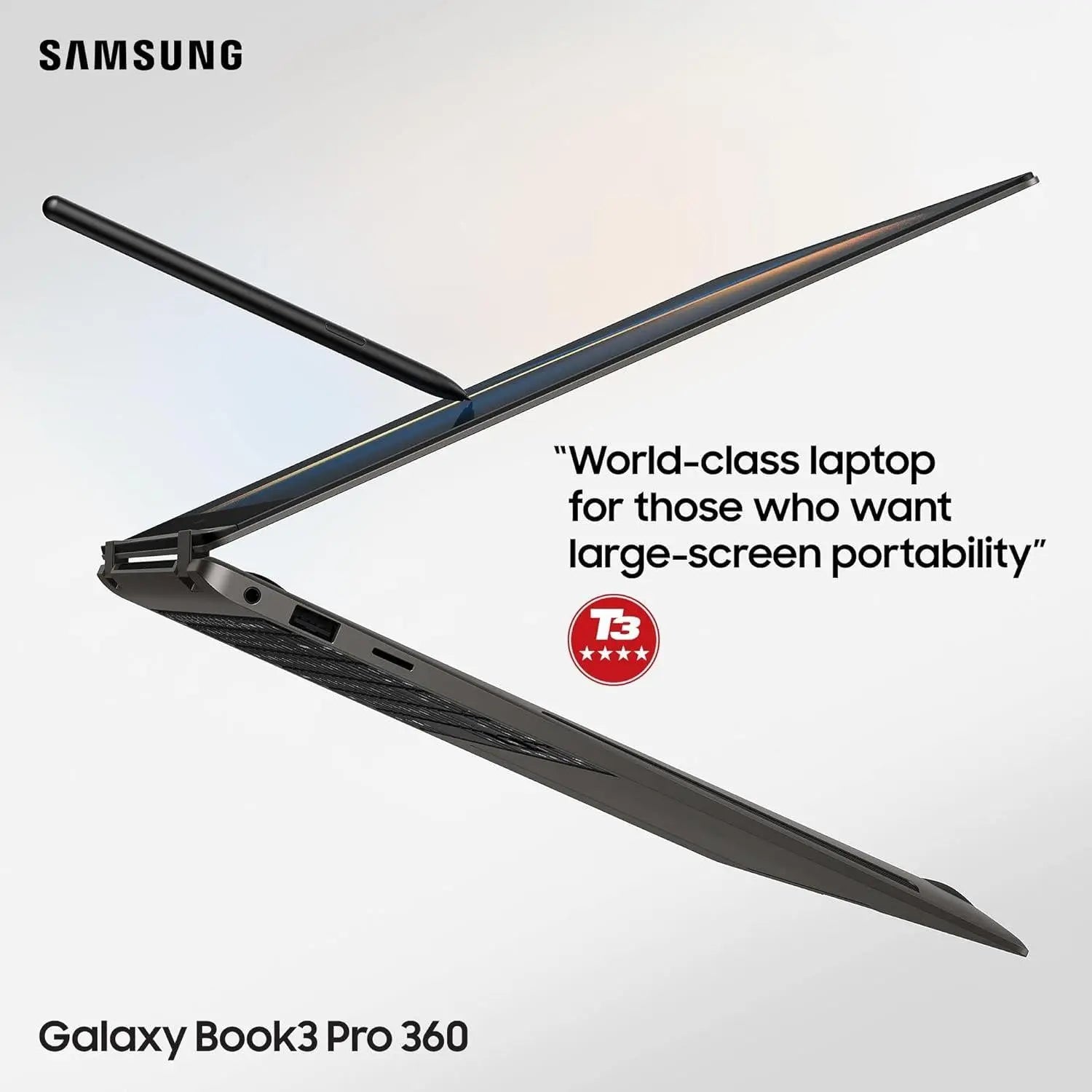 Samsung Galaxy Book3 Pro 360 5G Laptop, 16 Inch. 13th gen Intel i5, 256GB Storage 8GB Memory Samsung