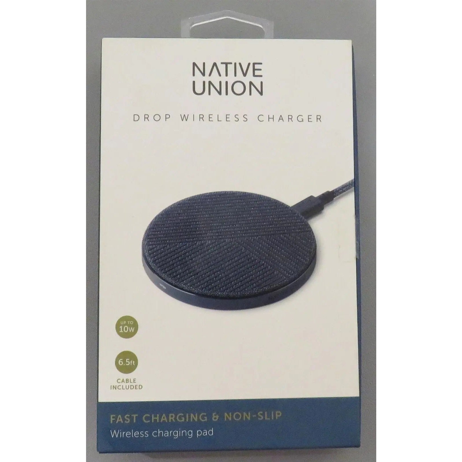 Native Union Drop Wireless Fast Charging Non Slip Pad V2 - Indigo Native Union