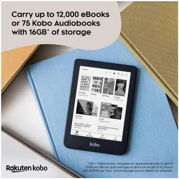 Kobo Clara 2E 6" HD Waterproof Ereader Ebook Kobo