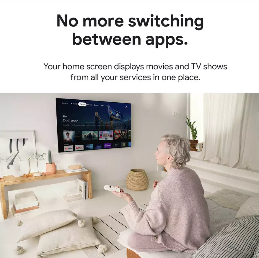 Google Chromecast with Google TV & Voice Remote HD Google
