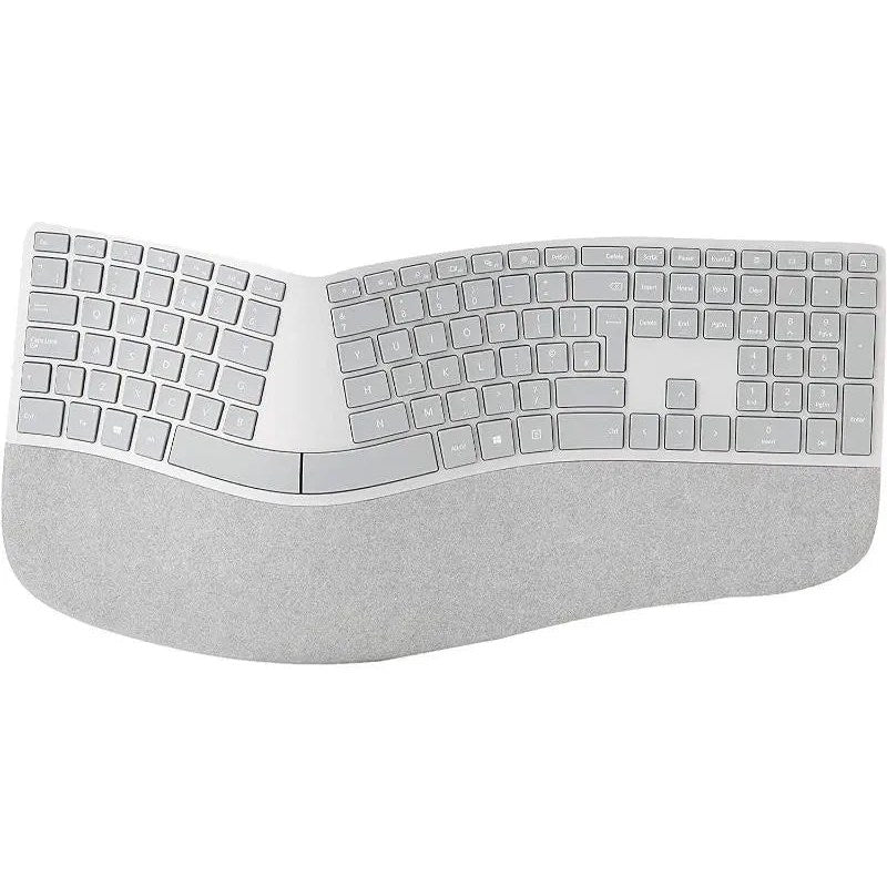 Microsoft Surface Ergonomic Keyboard UK QWERTY - Platinum Microsoft