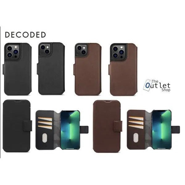 Decoded Leather Wallet Case For Apple iPhone 14 / 14 Plus / 14 Pro / 14 Pro Max Decoded