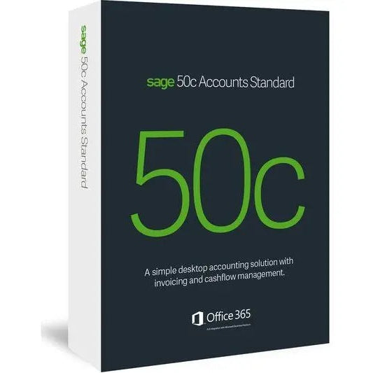 Sage 50c Accounts Standard 1 Year With 365 Business Sage