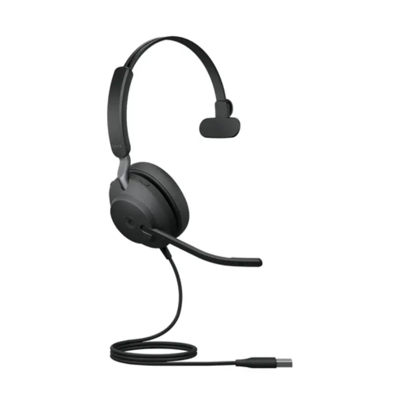 Evolve2 40 SE Mono Wired Noise Cancelling USB Headset 3 Mic Calling MS Teams