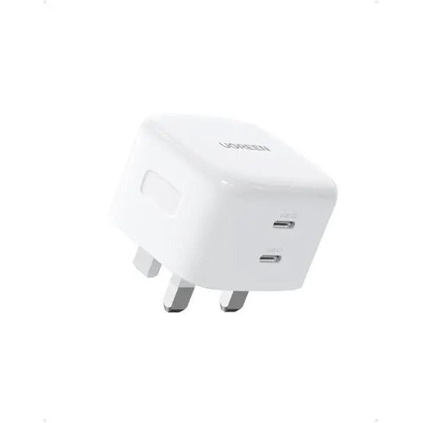 UGREEN 65W Dual Port USB Type C GaN Charger - White UGREEN