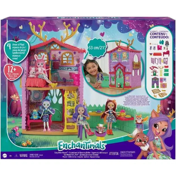 Enchantimals Cozy Deer House Playset With Danessa Doll