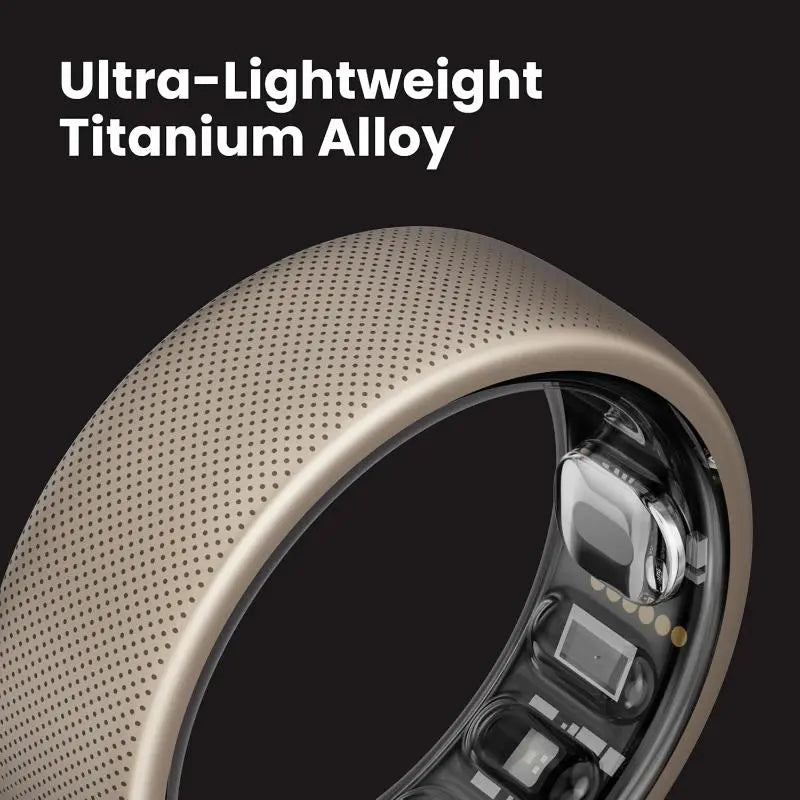 Amazfit Helio Ring Smart Ring Health Fitness Tracker Size 10 - Titanium -New Amazfit