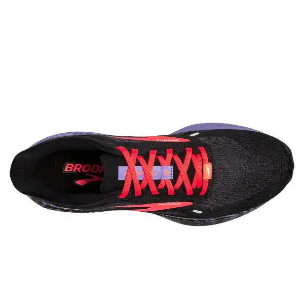 Brooks Launch GTS Womens Running Trainers UK Size 4 Black /  Coral / Purple  - New Brooks
