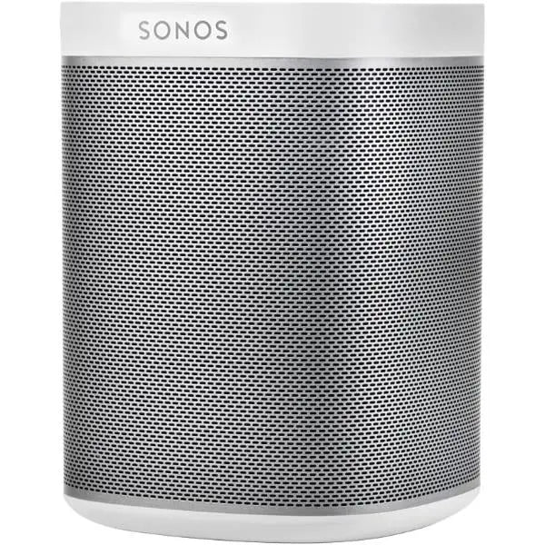 Sonos Play 1 Compact Wireless Speaker in White for Home Audio and Music Streaming - Refurbished Sonos
