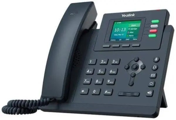 Yealink SIP-T33G Entry-level IP Power over Ethernet Corded Phone with 4 Lines Yealink