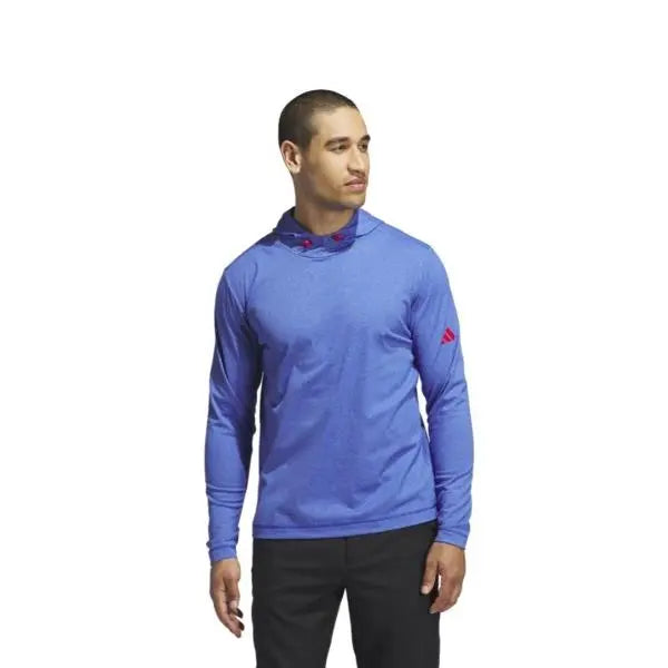 Adidas Men's Lightweight Golf Hoodie Sweatshirt - Royal Blue - New Adidas