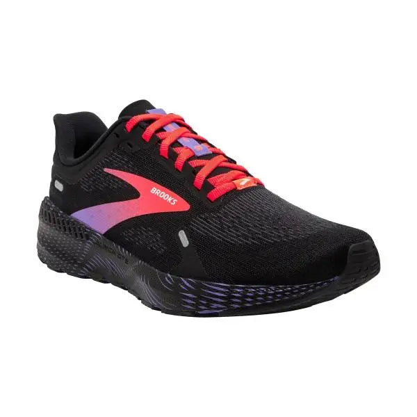 Brooks Launch GTS Womens Running Trainers UK Size 4 Black /  Coral / Purple  - New Brooks