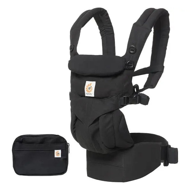 Ergobaby Omni 360 Baby Carrier Premium Cotton Pure Black Ergobaby