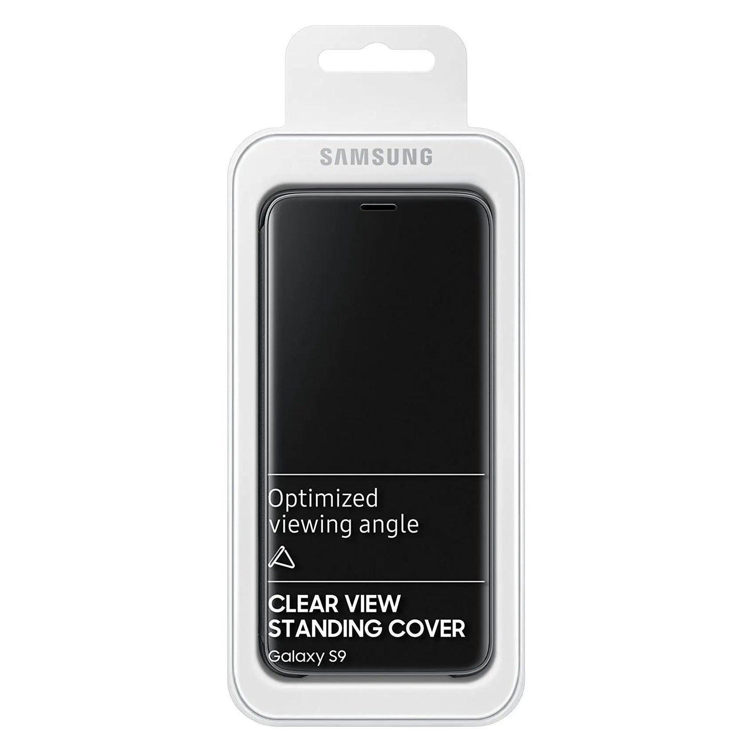 Samsung Galaxy S9 Clear View Standing Case Cover Black Samsung