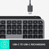 Logitech MX Keys For Mac Advanced Wirelss Illuminated QWERTY Keyboard Grey Logitech