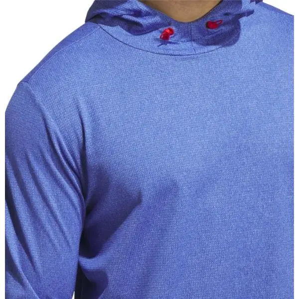 Adidas Men's Lightweight Golf Hoodie Sweatshirt - Royal Blue - New Adidas