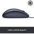 Logitech B100 Optical USB Mouse 800 dpi Black Logitech