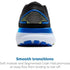 Brooks Ghost 16 Mens Running Trainer UK Size 8 Black / Cobalt / Neo Yellow - New Brooks