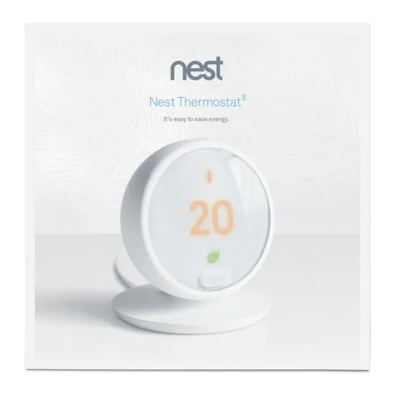 Energy-Saving Google Nest Thermostat E Smart Home Temperature Control System - Refurbished Google