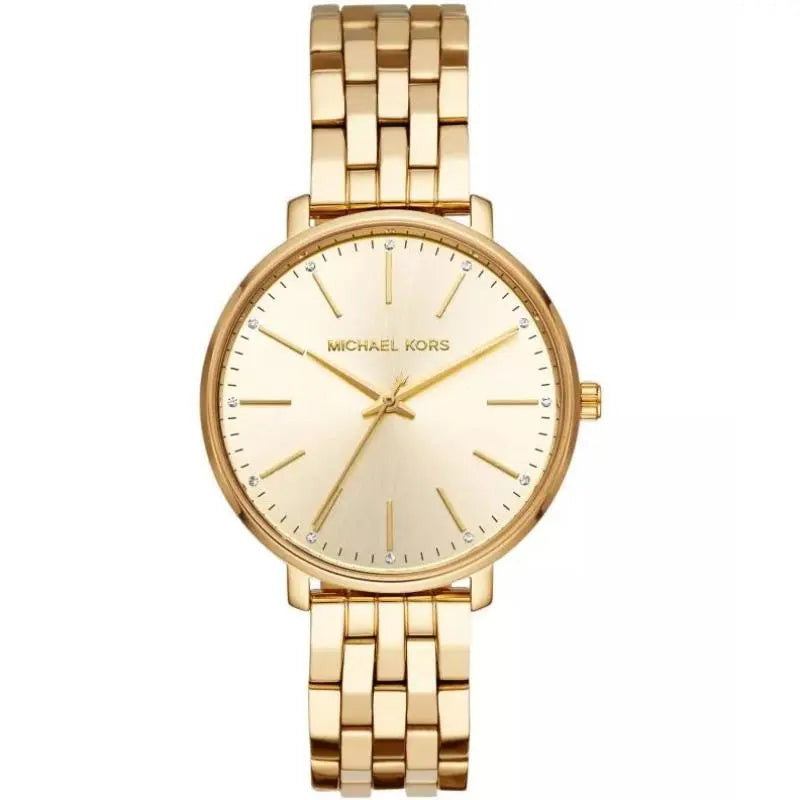 Michael Kors MK3898 Ladies Pyper Gold Watch Elegant Timepiece for Women Fashion - New MIchael Kors