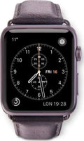 Dbramante1928 Leather Copenhagen Series 1-10 38/40/41mm Apple Watch Strap Black/Silver Dbramante1928