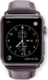 Dbramante1928 Leather Copenhagen Series 1-10 38/40/41mm Apple Watch Strap Black/Silver Dbramante1928