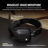 Corsair HS80 Max Bluetooth Wireless RGB On-Ear Gaming Headset Black  - New Corsair