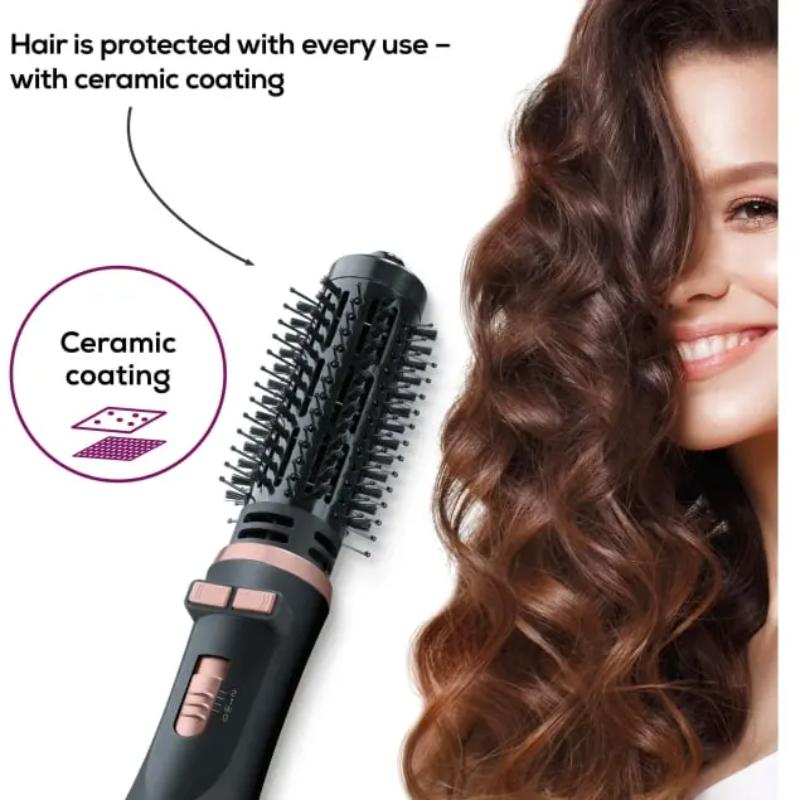 Beurer HT80 Rotating Hot Air Styling Brush – For Volume, Smooth Styling & Sleek Waves - New Beurer