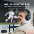 Avantree Ensemble Wireless TV On-Ear Headphone Set Black  - New Avantree