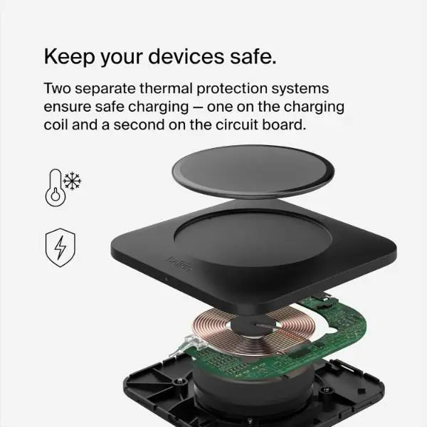 Belkin BoostCharge Pro Universal Easy Align Wireless Charging Pad, 15W Fast Charger for Apple iPhone Belkin