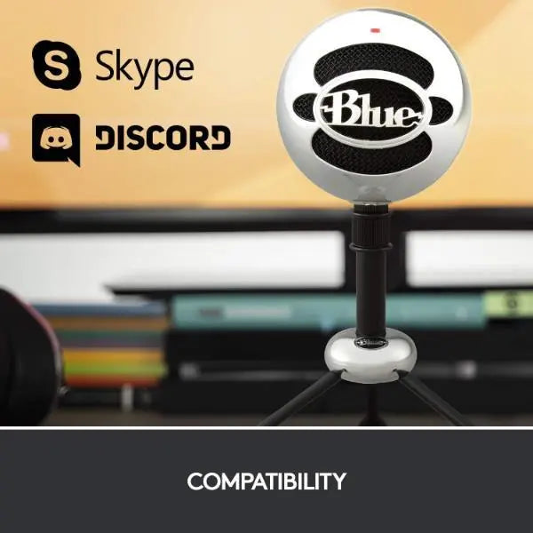 Logitech Blue Snowball USB Microphone - Like New Logitech