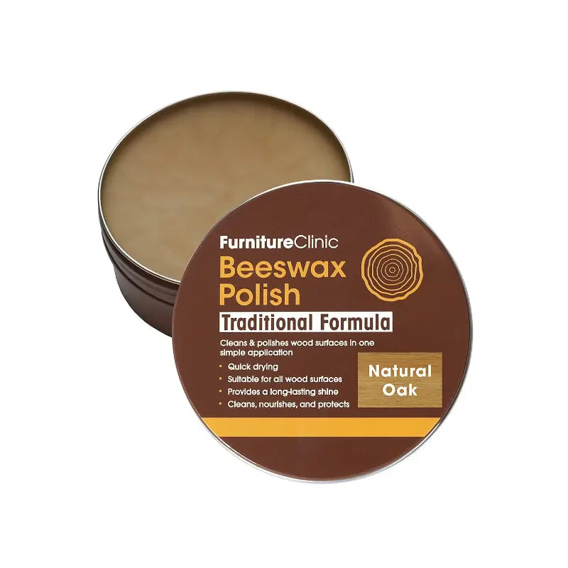 Furniture Clinic Beeswax Polish 200ml Wood Furniture Wax Finish - New Furniture Clinic