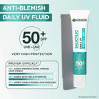 Garnier Pure Active Salicylic Anti-Imperfection Daily UV Fluid, SPF 50+ Very High Protection 40ml