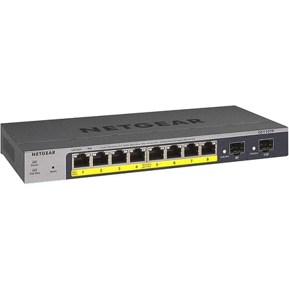 NETGEAR 10-Port PoE Gigabit Ethernet Smart Switch (GS110TP) Netgear