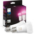 Philips Hue White & Colour Ambiance E27 Smart Bulbs – Alexa & Google Compatible, Dimmable LED Lighting - New Philips