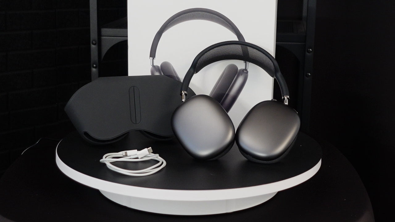 Apple Airpods Max Over Ear Wireless Headphones - Space Grey Black Headband - Refurbished