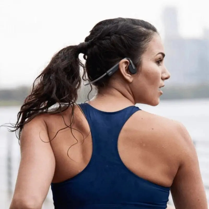 Shokz OpenMove Wireless Bone Conduction Headphones – Black - New Aftershokz