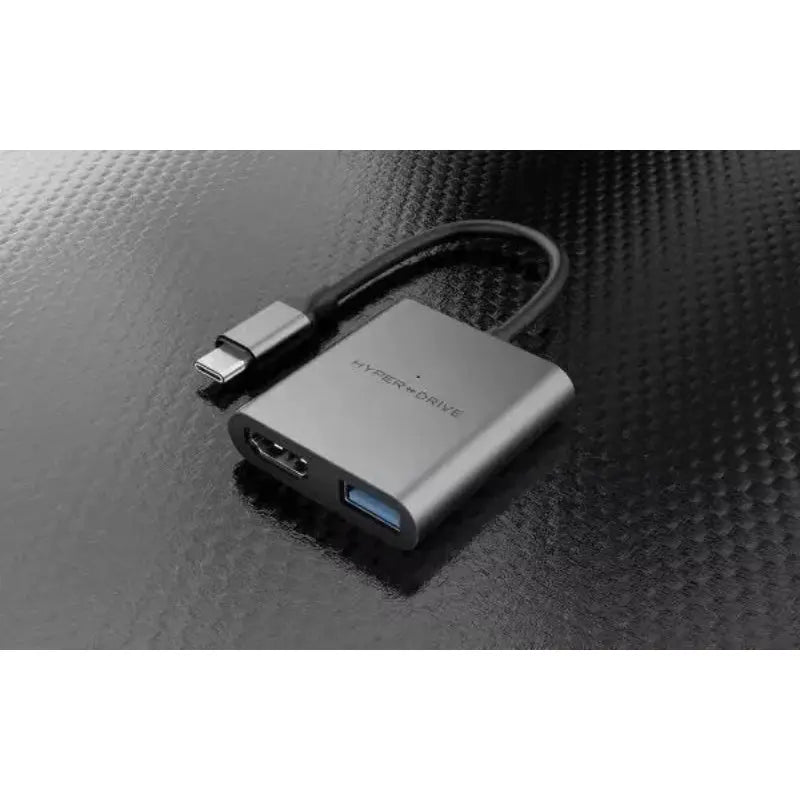 Hyper Drive USB-C Hub - 3 in 1 For MacBook Ultrabook Chromebook - New Hyper Drive