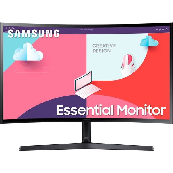 Samsung Essential 27" Curved FullHD 1080p Monitor with Speakers Samsung