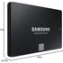 Samsung 860 Evo 1TB 2.5'' SATA SSD V-NAND 7mm Solid State Drive MZ-76E1T0 The Outlet Shop