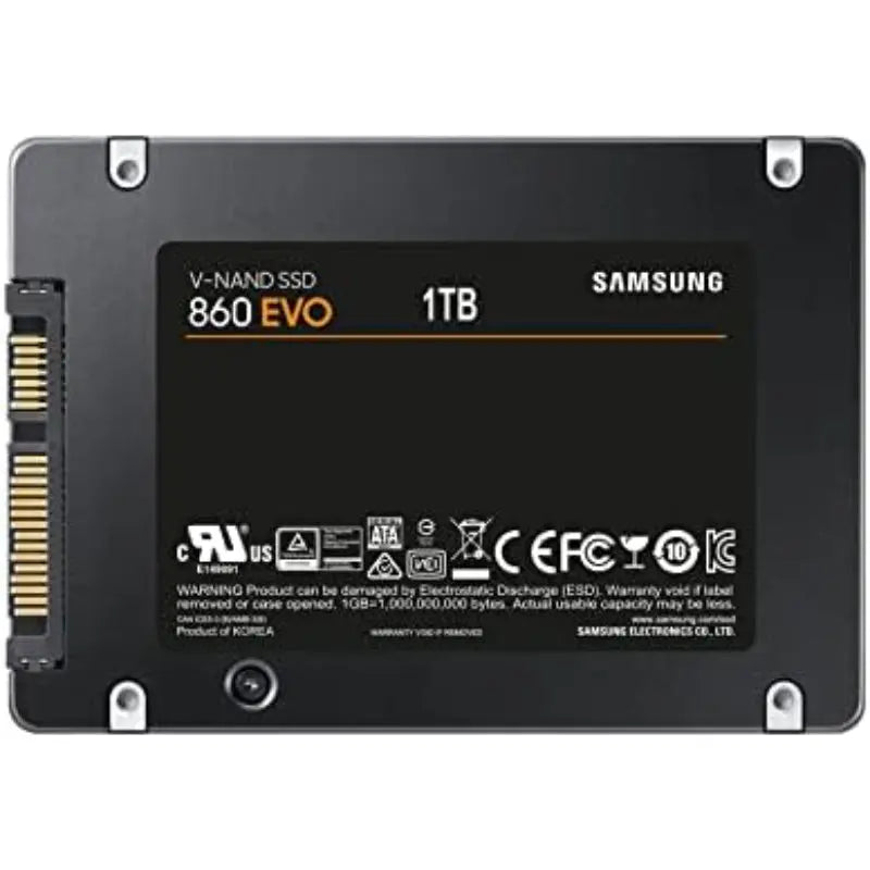 Samsung 860 Evo 1TB 2.5'' SATA SSD V-NAND 7mm Solid State Drive MZ-76E1T0 The Outlet Shop