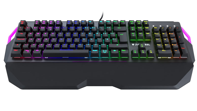 Oversteel Iron RGB Mechanical Gaming Keyboard UK Layout QWERTY (New) - The Outlet Shop