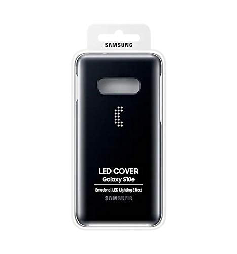 Samsung Galaxy S10e LED Cover – Official Samsung Galaxy S10e Case/Protective Case with LED Display and Light Show – Black - The Outlet Shop