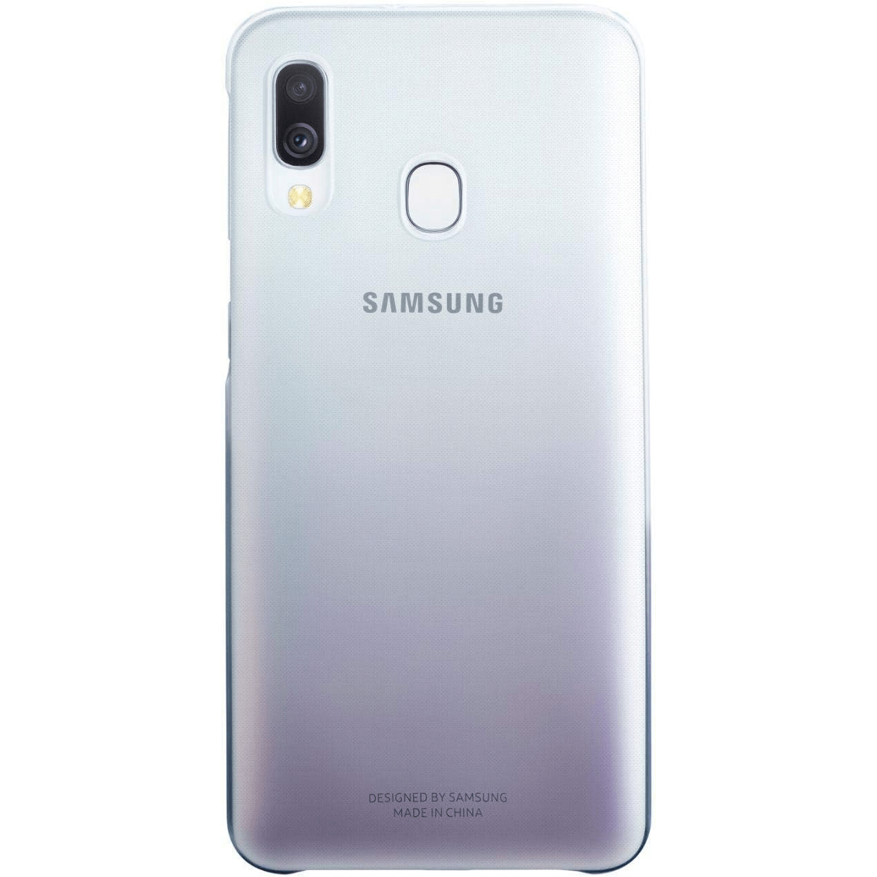 Samsung Galaxy A40 Gradation Cover Back case - Black (Official) (New) - The Outlet Shop