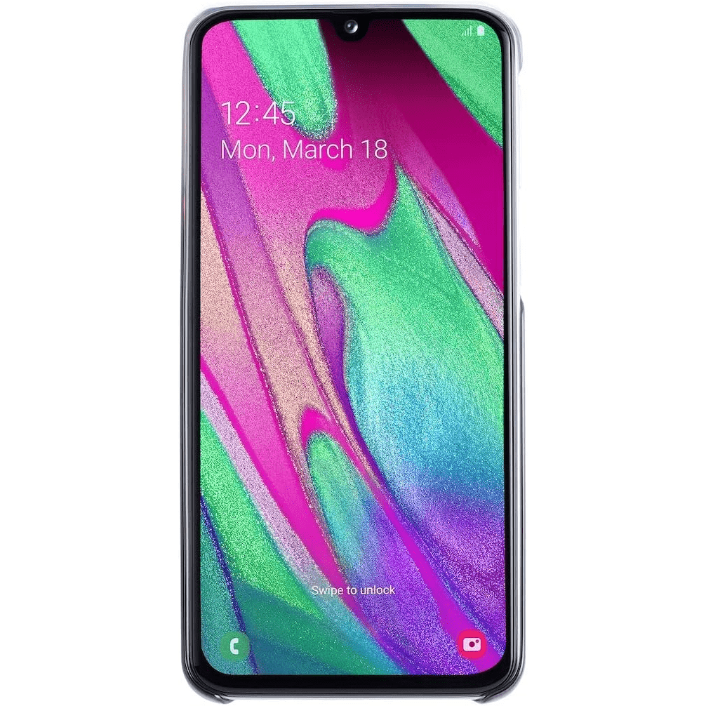 Samsung Galaxy A40 Gradation Cover Back case - Black (Official) (New) - The Outlet Shop