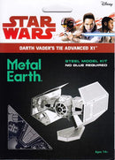 Metal Earth 3D Star Wars Darth Vaders Tie Advanced X1 Steel Model Kit (New) - The Outlet Shop