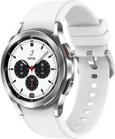 Samsung Galaxy Watch4 Classics Bluetooth WiFi GPS 42mm - Silver (Official) (New) - The Outlet Shop